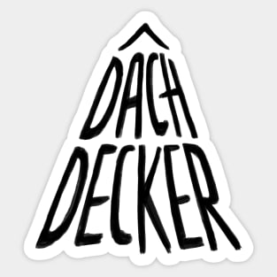 Handwerker, Dachdecker Sticker